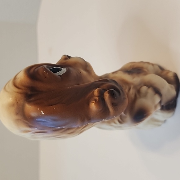 VINTAGE COCKER SPANIEL DOG PUPPY BIG SAD EYES FIGURINE JAPAN - Picture 5 of 5